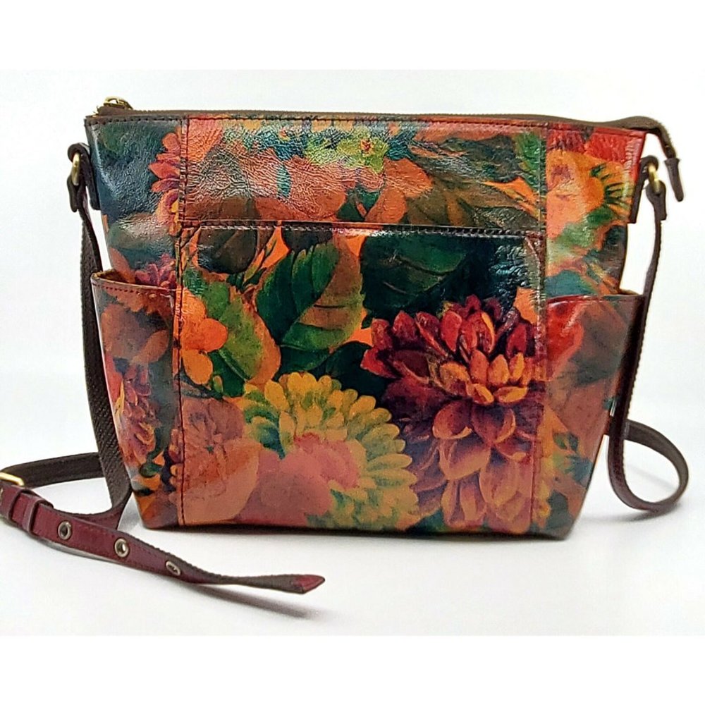 NWOT Patricia Nash Orange Aveley Leather Crossbody – Save 37%